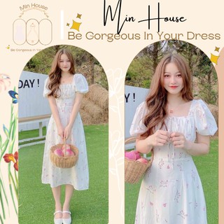 [FREESHIP-MẶC LÀ XINH] Đầm maxi hoa sẻ tà siêu xinh-váy trắng dự tiệc siêu sang chảnh,siêu phẩm du lịch hè-min.house86