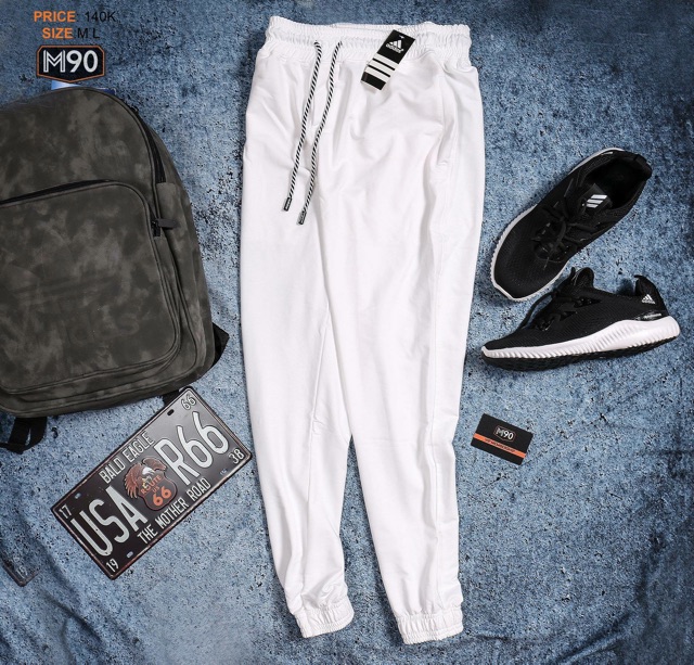 UNISEX- Jogger thun giá rẻ jogger thun jogger thun trắng | BigBuy360 - bigbuy360.vn