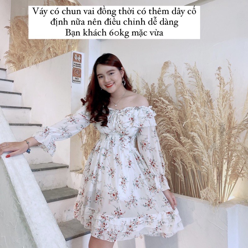 [ VIDEO ] VÁY HOA NHÍ TRỄ VAI CÓ LÓT TRONG DÁNG XOÈ ULLZANG ĐI BIỂN ĐI DU LỊCH