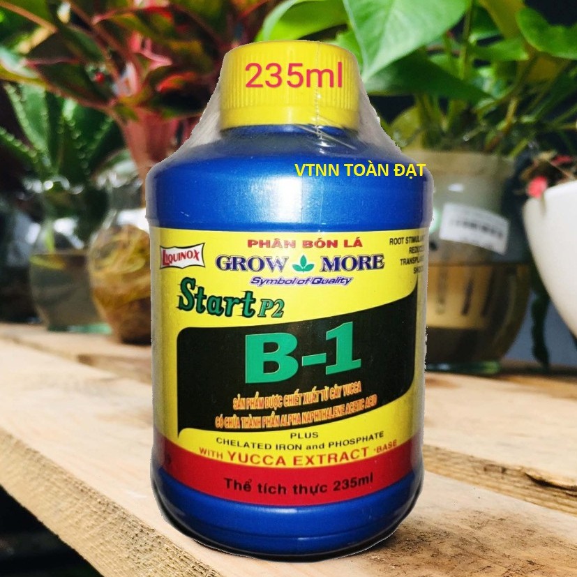 Phân Bón Lá Growmore Vitamin B1 (Grow More 235ml), Super roots B1 cho lan, cây cảnh