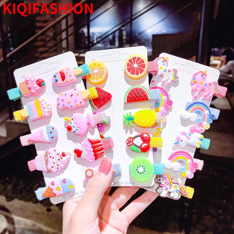 Set 10 kẹp tóc hình hoa cúc thời trang Hàn Quốc