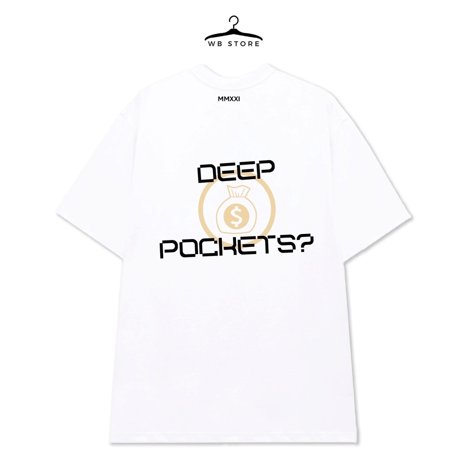 Áo thun Unisex WB Signature Áo thun nam nữ tay lỡ form rộng oversize trắng đen | BigBuy360 - bigbuy360.vn