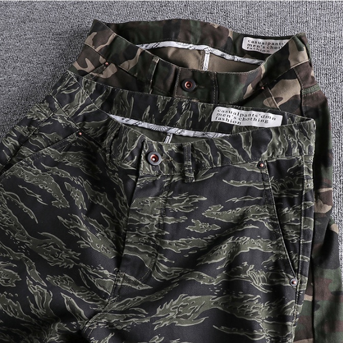 Quần ngắn rằn ri _camo_dã ngoại