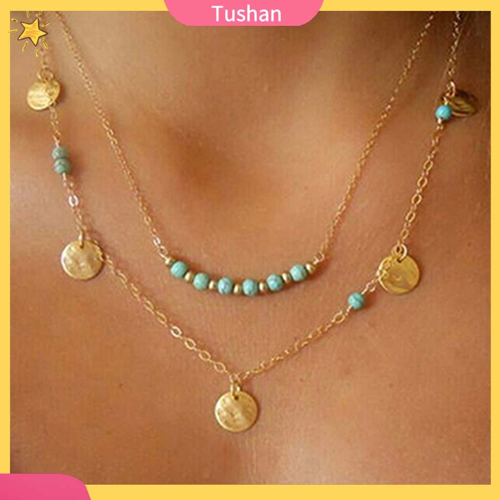Dây chuyền nhiều kiểu phong cách Boho thời trang cá tính cho nữ