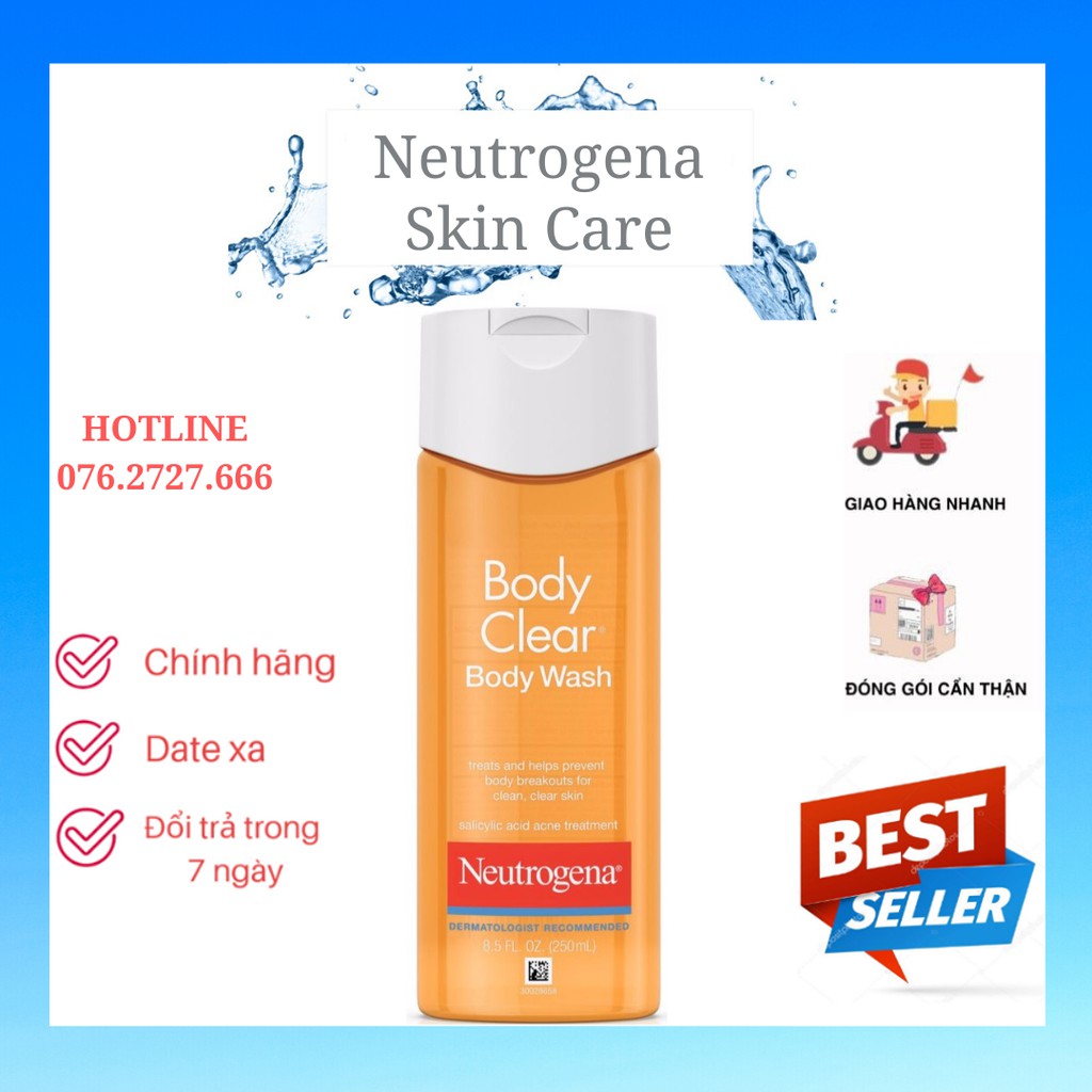 Sữa Tắm Mụn Neutrogena Body Clear Wash (250ml)