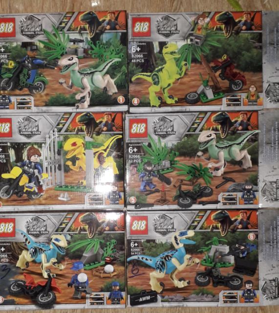 Lắp ráp 1 hộp LegoPubg 82066 Săn khủng Long có trên 100 chi tiết bằng nhựa ABS