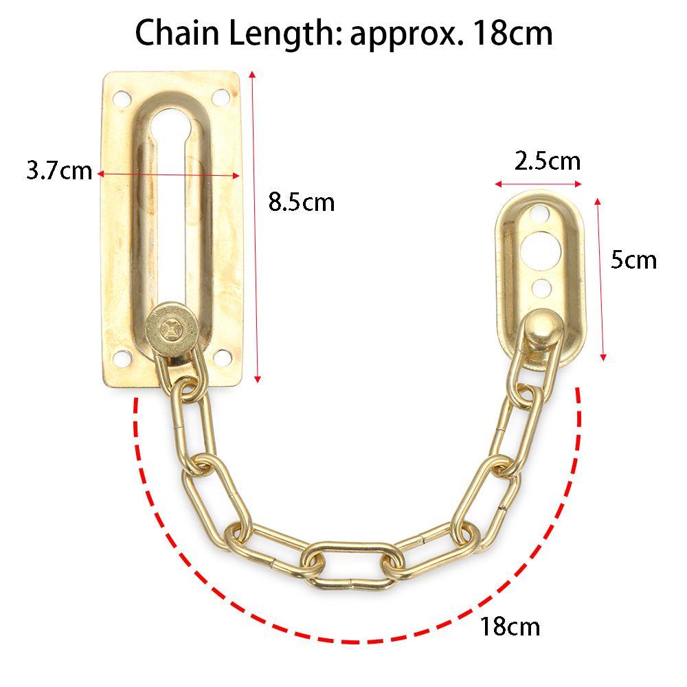LEISURE Khóa Cửa Kim Loại Bảo Vệ An Toàn Tiện Dụng