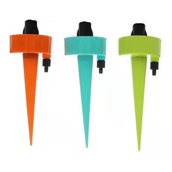 PVN25309 Đầu tưới nhỏ giọt gắn vỏ chai nhựa có đầu béc điều chỉnh lưu lượng tưới lắp vừa hầu hết chai nước ngọt