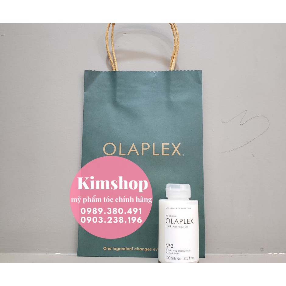OLAPLEX NO.3 BOND PERFECTOR  KẾT NỐI CÁC LIÊN KẾT TÓC TẠI NHÀ SỐ 3 100ML | BigBuy360 - bigbuy360.vn