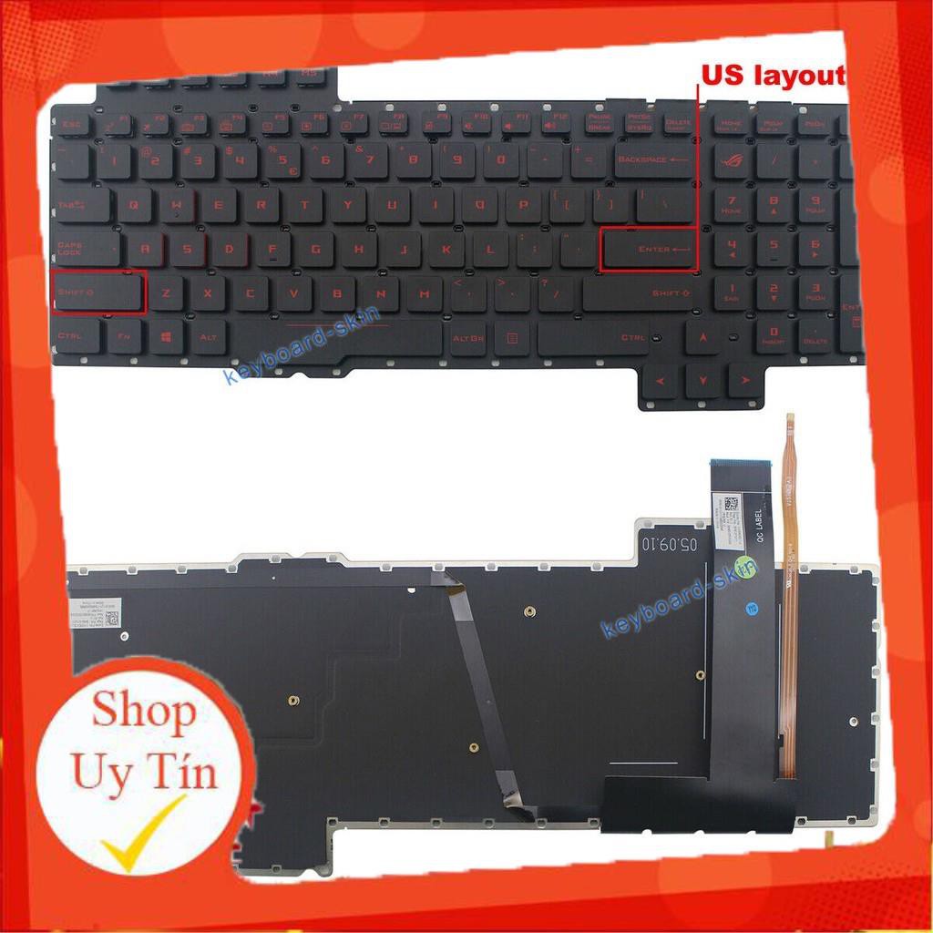 Bàn phím laptop ASUS Rog G752 G752VT G752VY G752VS G752VM G752V G752VL V153062as1-us 0kn0-si1us11 NE