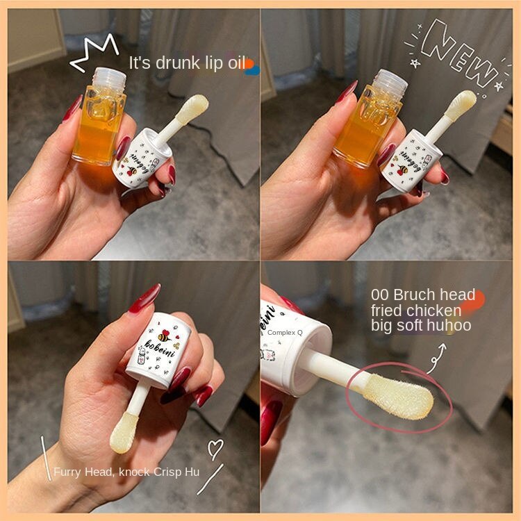 ✨✨Son dưỡng môi BOBEINI chiết xuất mật ong/đào/sữa mật ong dưỡng ẩm chống nứt nẻ