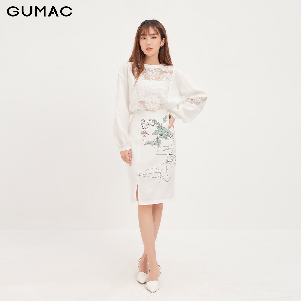 Chân váy nữ in mặt người VA12142 GUMAC | BigBuy360 - bigbuy360.vn