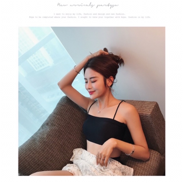 [SALE] Áo Bra Đúc Su Trơn 2 Dây mềm mịn mã 8881 | BigBuy360 - bigbuy360.vn