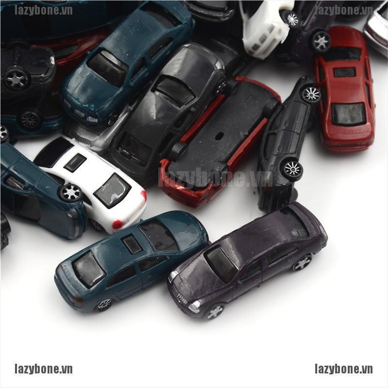 Set 10 mô hình xe ô tô đồ chơi vui nhộn tỉ lệ 1:100 cho bé