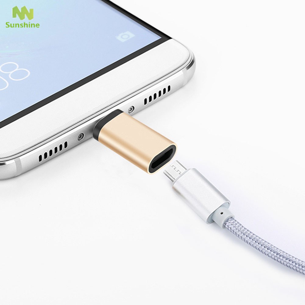 Đầu chuyển đổi Type-C sang cổng Micro USB dành cho Xiaomi HuaWei P9 Letv