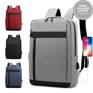 Ba Lô Laptop, Balo Laptop 15.6 Inch, Tích Hợp USB, Chống Nước, Chống Gù Cao Cấp – Bảo hành 1 đổi 1