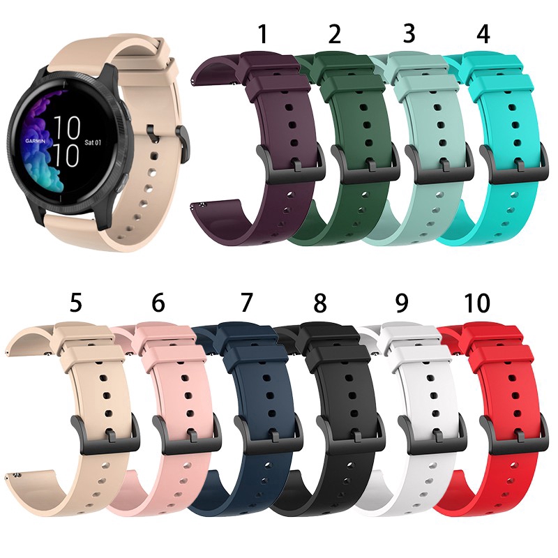 Dây đeo silicone mềm 20mm chất lượng cao cho đồng hồ Garmin Venu
