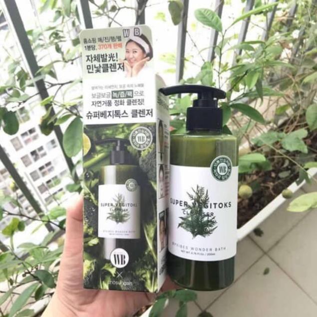 Sữa Rửa Mặt Rau Củ Thải Độc Super Vegitoks Cleanser