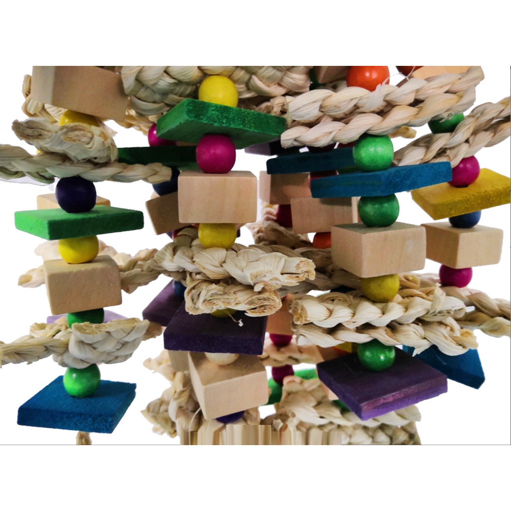 ĐỒ CHƠI TREO CAO CẤP CHO CÁC DÒNG VẸT TRUNG VÀ TO