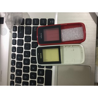 Vỏ Nokia 109 trắng và đỏ ko kèm phím.
