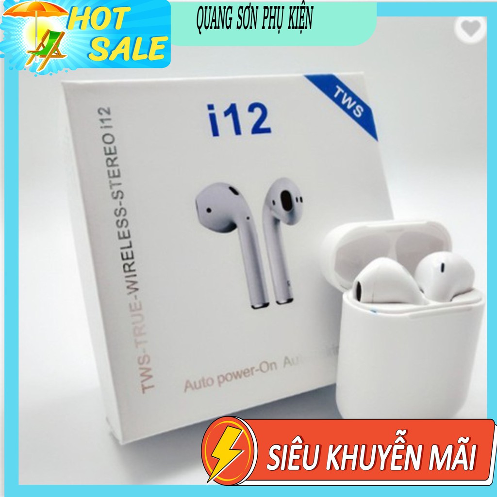 Tai Nghe Bluetooth Không Dây Inpods i12 TWS