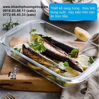 khay thủy tinh 800ml - khay thủy tinh