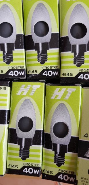 Bộ 10 bóng  đèn nhót  sợi đốt 25w -  40w đui  xoáy E14 - Hòa Thái