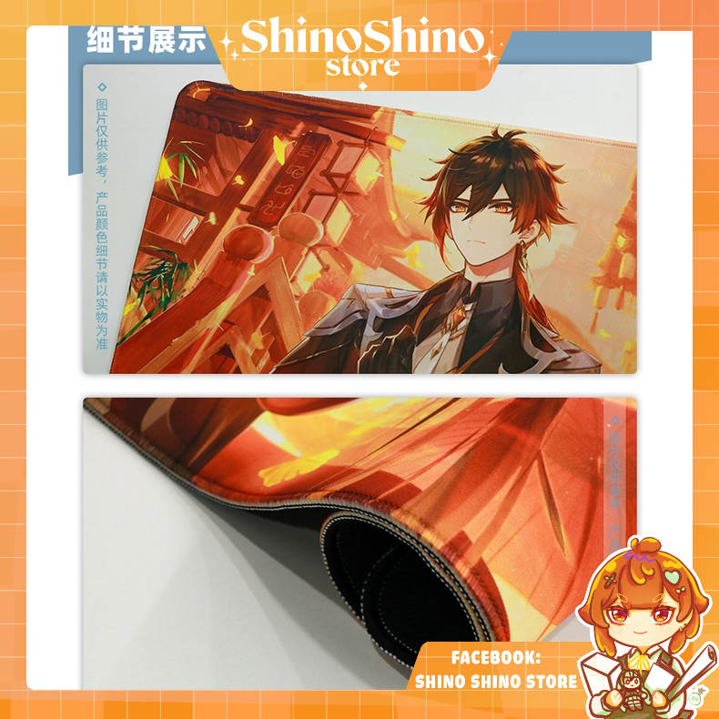 [có sẵn] thảm lót chuột bàn phím Genshin Impact chính hãng từ official shop