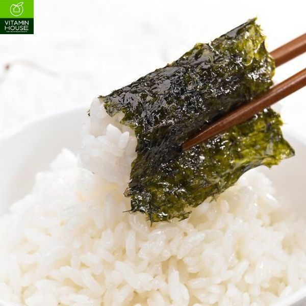 Rong biển ăn liền,Rong biển cuộn cơm, Rong biển tẩm vị Nhật Bản Pakutto - 80 Miếng - Shop Mẹ Khoai