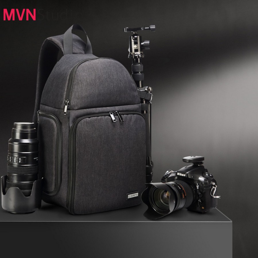 MVN Studio - Balo máy ảnh Carden túi đeo chéo đa năng chống nước phù hợp với tất cả các dòng máy ảnh từ máy ảnh cơ đến m