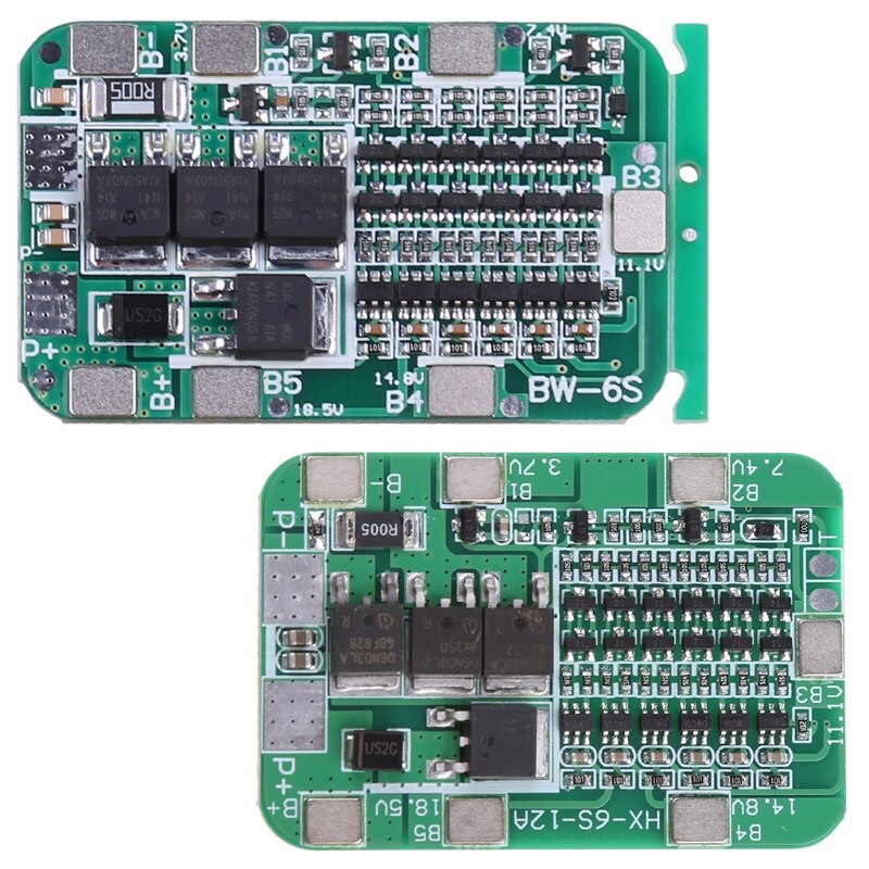Mạch Pcb 6s 15a 24v Bms Bảo Vệ Pin Lithium 18650