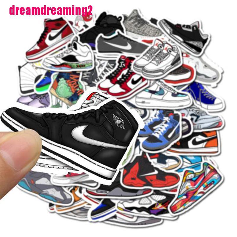 Set 50 Chiếc Giày Thể Thao Jordan Chống Thấm Nước Dùng Để Trang Trí