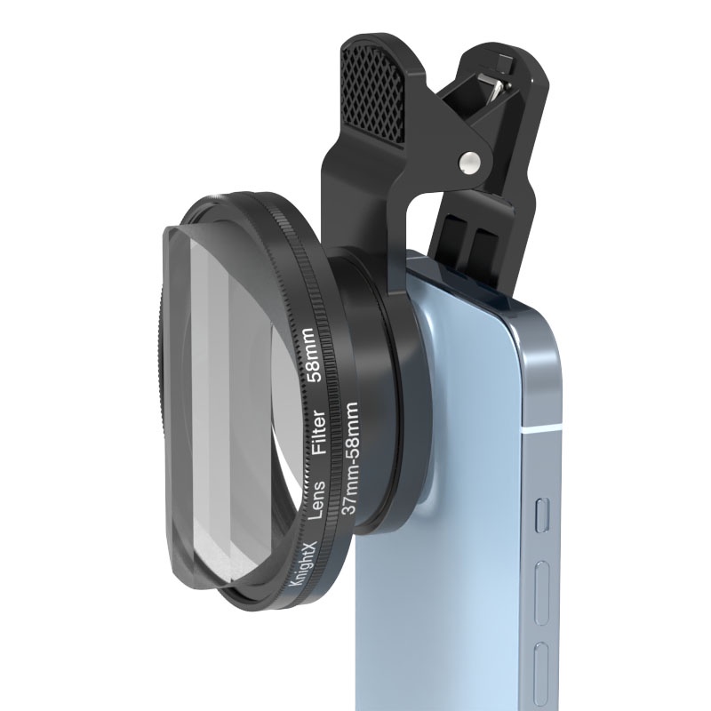 Lăng Kính Macro HD Góc Rộng 58mm Kẹp Điện Thoại Thông Dụng