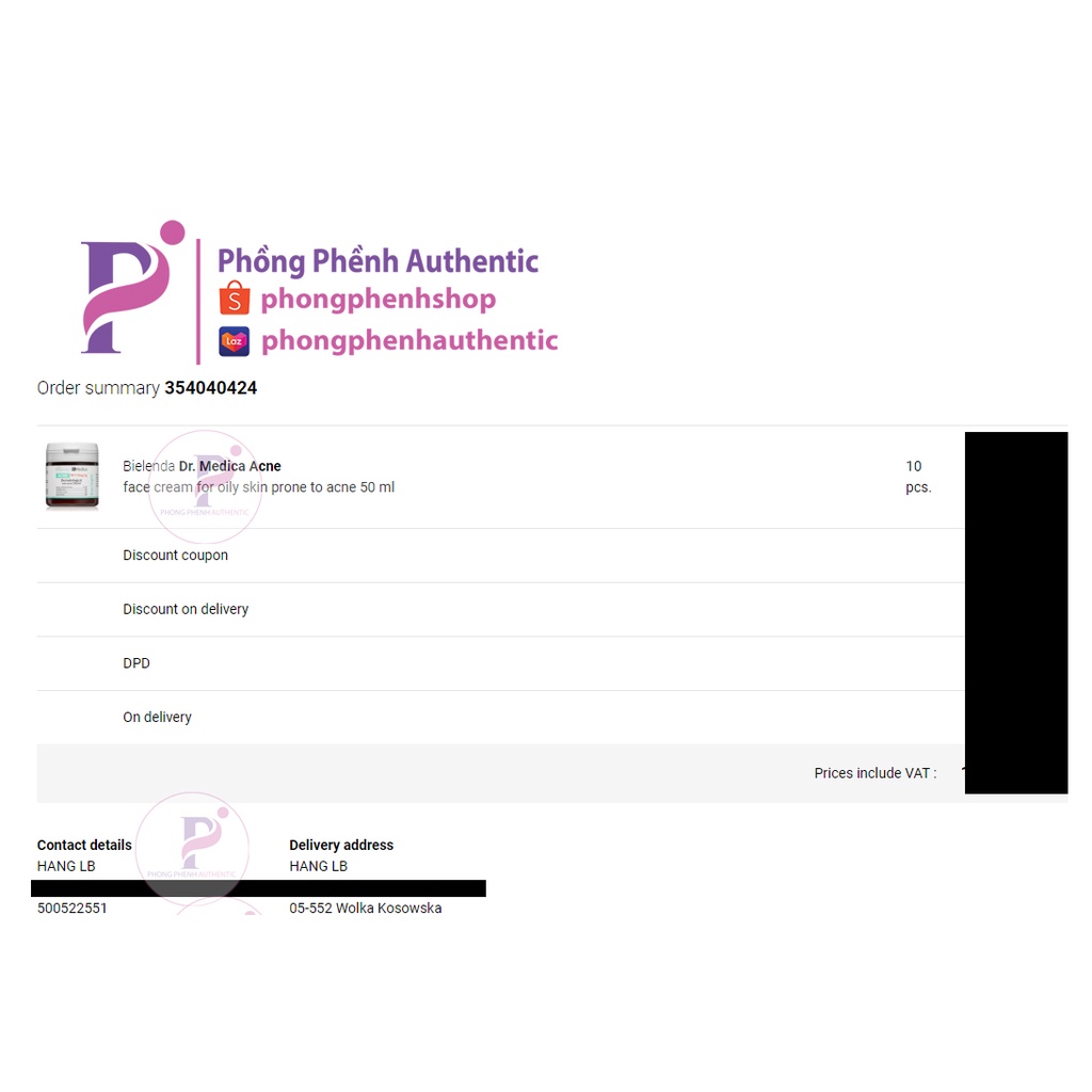 Kem chống mụn trứng cá Bieledna Dr Medica Acne Day/Night Cream 50ml