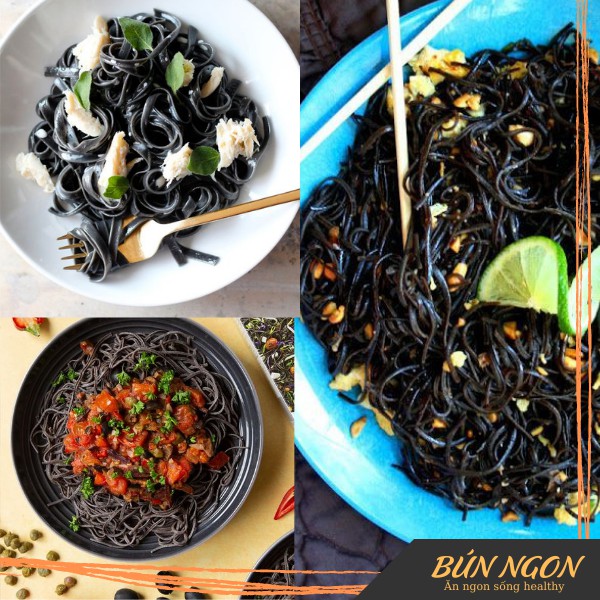 Bún,Bún Gạo Lứt Đen Hoàng Minh Ăn Kiêng Giảm Cân Eatclean Bún Ngon 500g