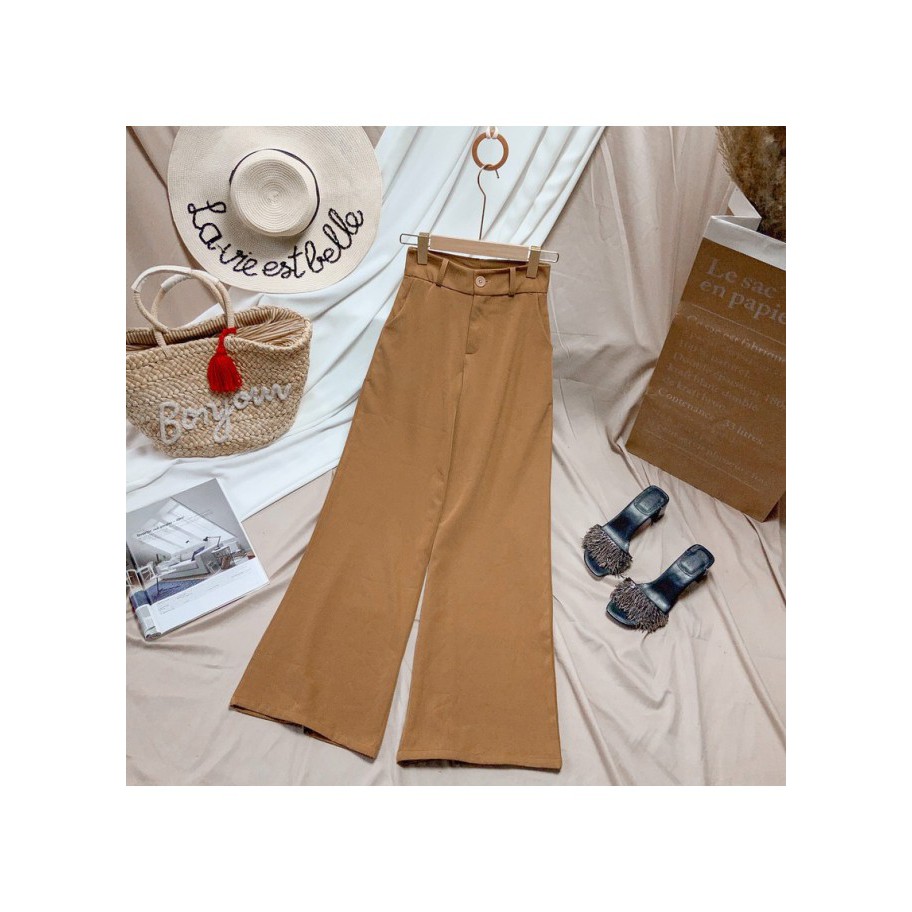 [Co size] Quần ống suôn màu trơn | BigBuy360 - bigbuy360.vn