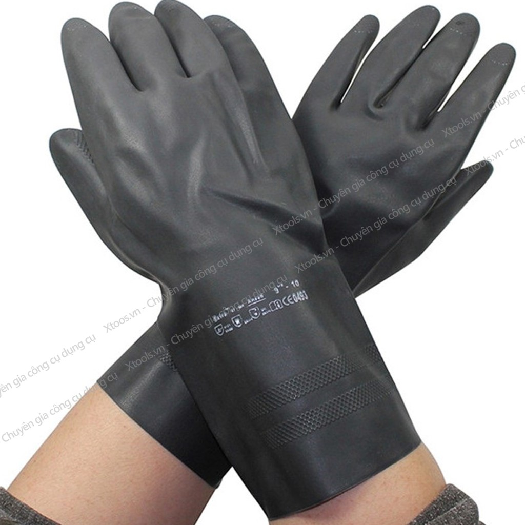 Găng tay chống hóa chất Marigold G17K chống hóa chất Axid nguy hiểm, độ linh hoạt cao, lớp lót cotton chống hầm bí