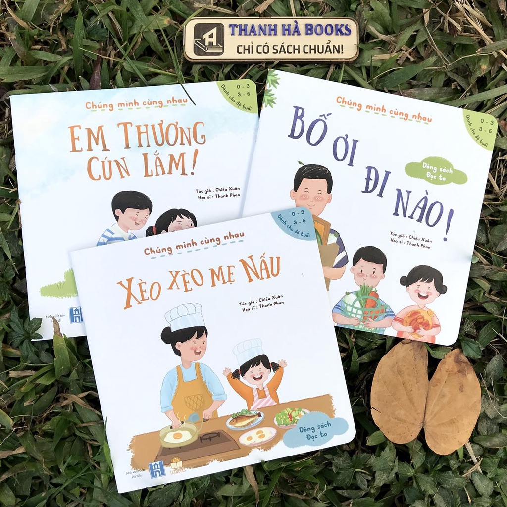 Sách -  Chúng mình cùng nhau, Cảm xúc của con và Chu du cùng những người bạn - Dòng sách đọc to Lionbooks (Lẻ tùy chọn)