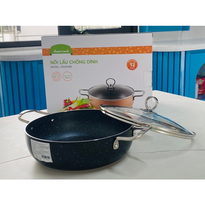 NỒI LẨU CHỐNG DÍNH ELMICH 26CM SMARTCOOK