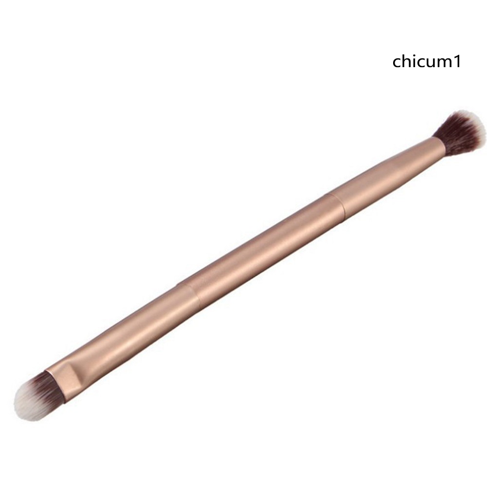 [Hàng mới về] Cọ Trang Điểm Hai Đầu Mềm Mại Cán Nhôm Chất Lượng Cao