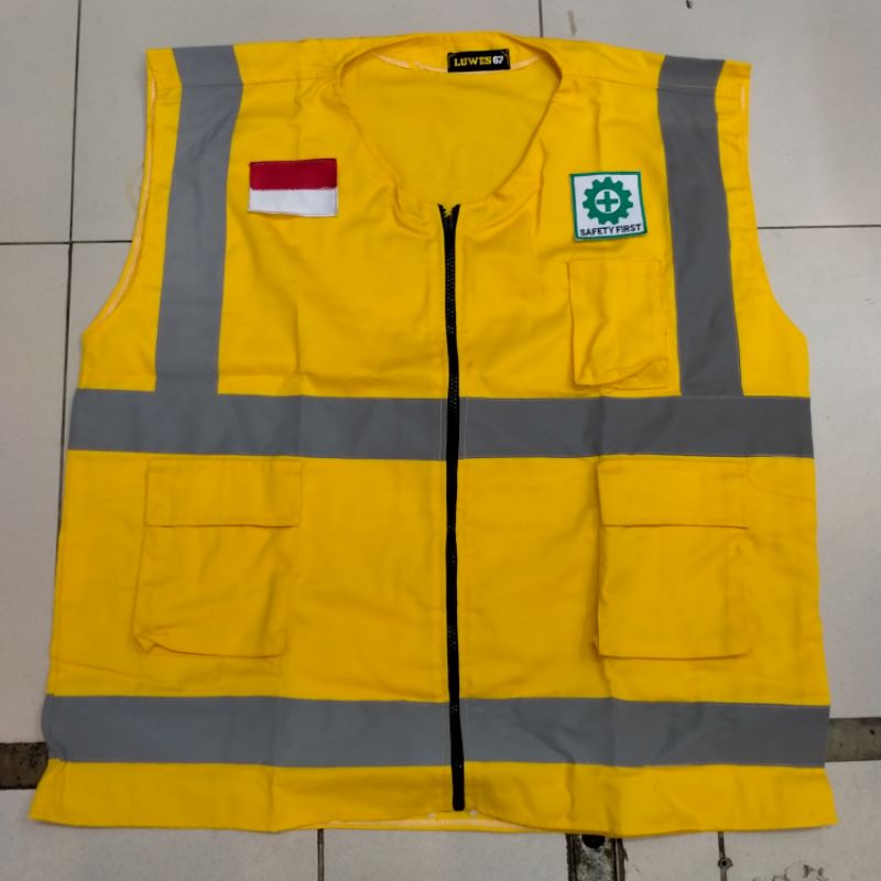 Áo Vest Bảo Hộ Màu Xanh Dương Không Tay Chất Lượng Cao