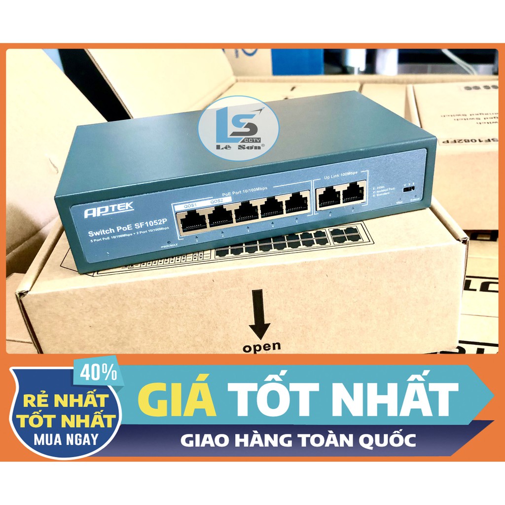 Switch PoE⭐FREESHIP⭐Aptek SF1052P