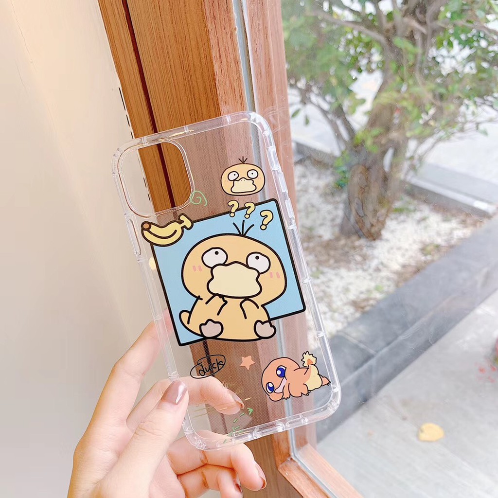 Ốp điện thoại TPU dẻo hình hoạt hình Pikachu / vịt dễ thương cho IPHONE11 11PROMAX 7PLUS 8 X XR XS | BigBuy360 - bigbuy360.vn