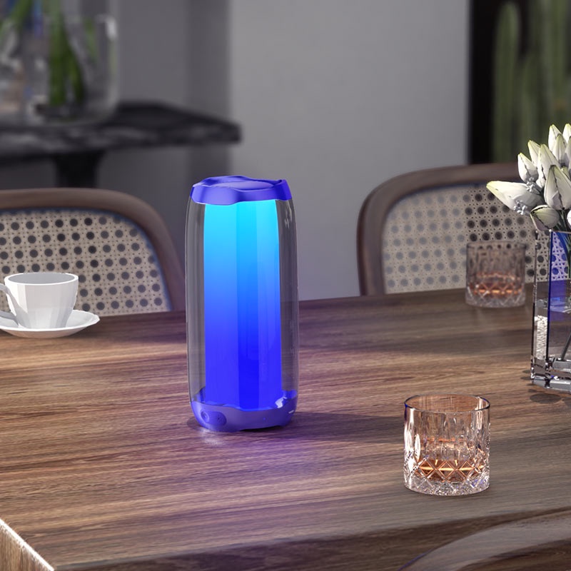 Loa Bluetooth HOCO HC8, Có Đèn Led Theo Nhạc 360 Độ, Công Suất 10W, Pin 1800mAh, Nghe Nhạc Sắc Nét, Hỗ Trợ Thẻ Nhớ USB.