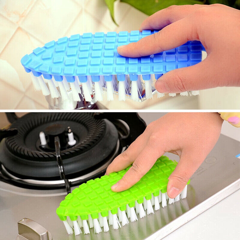 Sáng Tạo 360° Bàn Chải Mềm Linh Hoạt Làm Sạch Bồn Rửa Nhà Bếp / Phòng Tắm Có Thể Uốn Cong Màu S