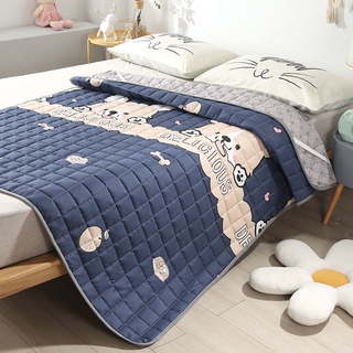 Chống trơn trượt Mùa hè Nệm mỏng gia dụng Thảm ngủ bốn mùa Phổ thông 1.2 Thảm tập thể rộng Futon 1.5 Đôi 1.8m