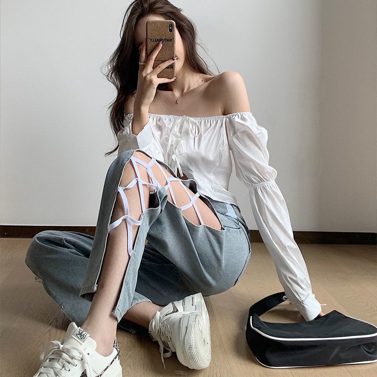 Quần Ngắn Jean Nữ Xẻ Tà Thời Trang Trẻ Trung | BigBuy360 - bigbuy360.vn