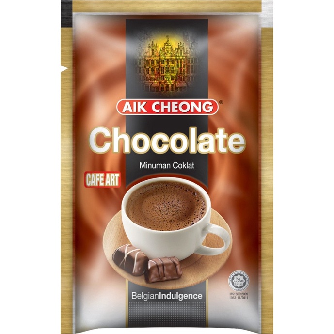 Trà Sữa Chocolate Hòa Tan Aik Cheong Chocolate Cafe Art Malaysia Gói Nhỏ 40g