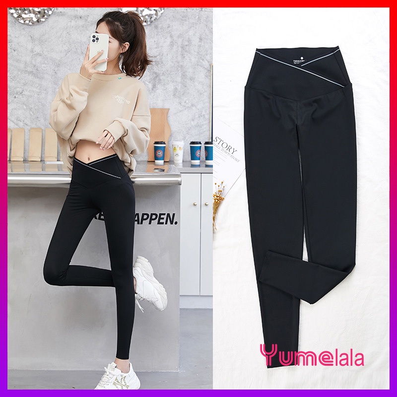 Quần legging nữ gen bụng cạp chéo che khuyết điểm | WebRaoVat - webraovat.net.vn