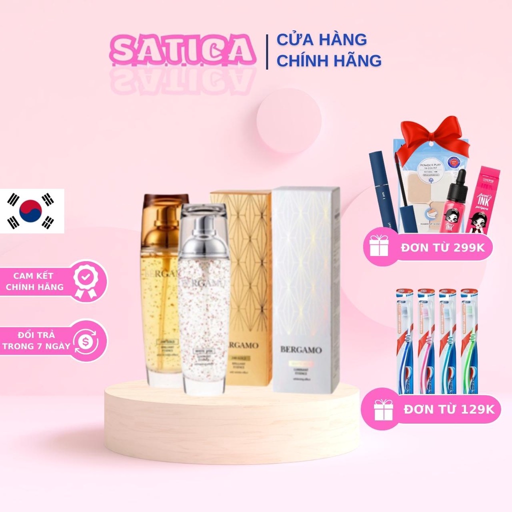 Tinh Chất Serum Dưỡng Ẩm Trắng Da Hàn Quốc Bergamo Luxury Gold Chai 110ml [HÀNG CHÍNH HÃNG]